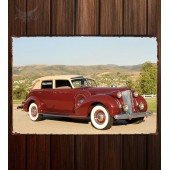 Металлическая табличка Packard Twelve Collapsible Touring Cabriolet by Brunn